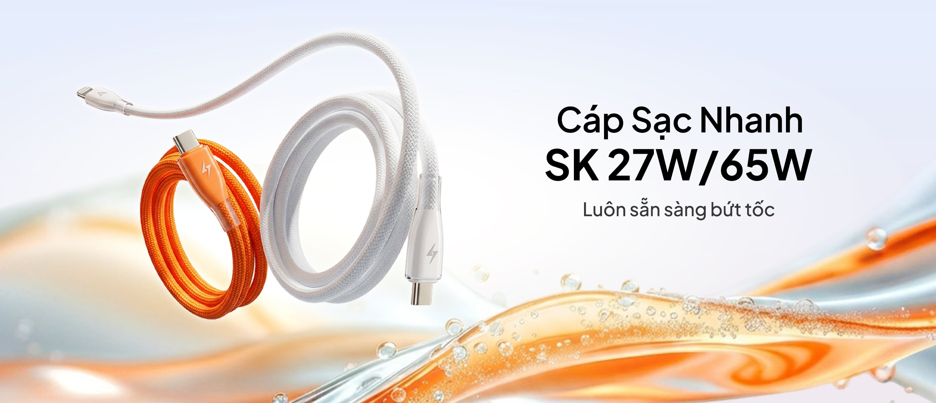 Cáp sạc nhanh Salaman Edge SK 27W/65W