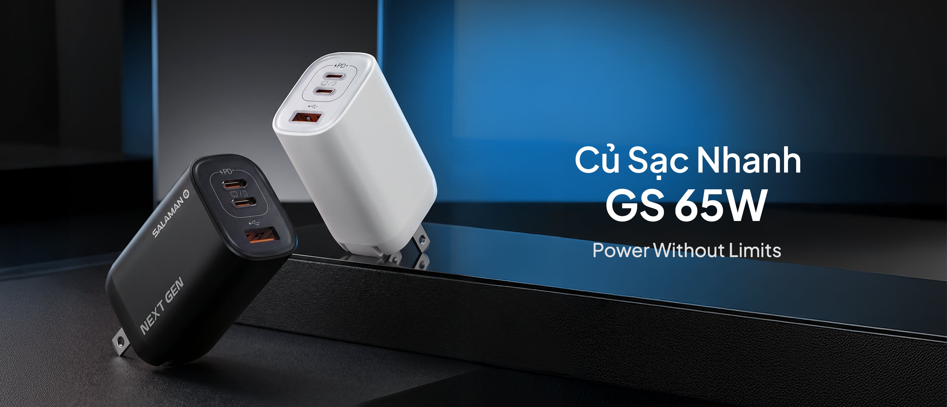 Củ Sạc Nhanh Salaman Next Gen GS 65W