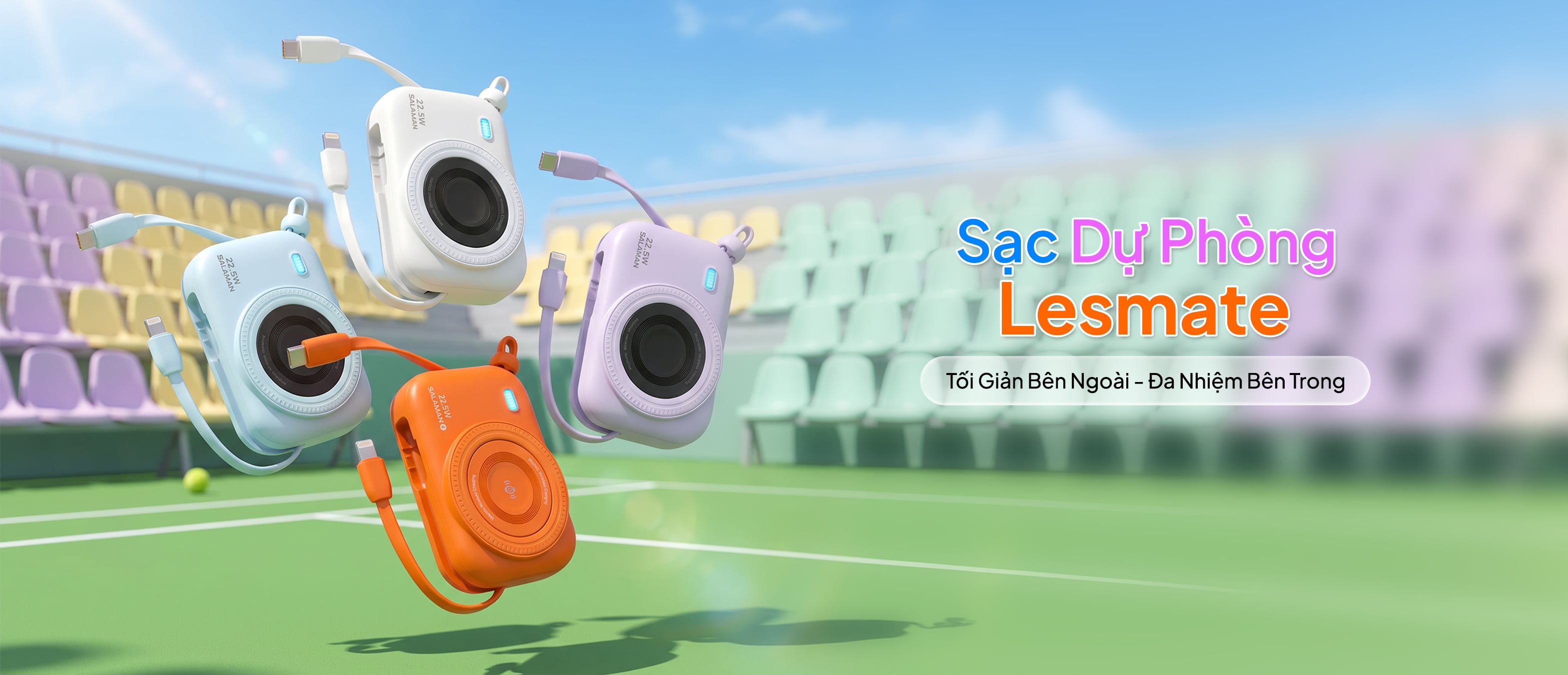 Sạc dự phòng Salaman Lensmate