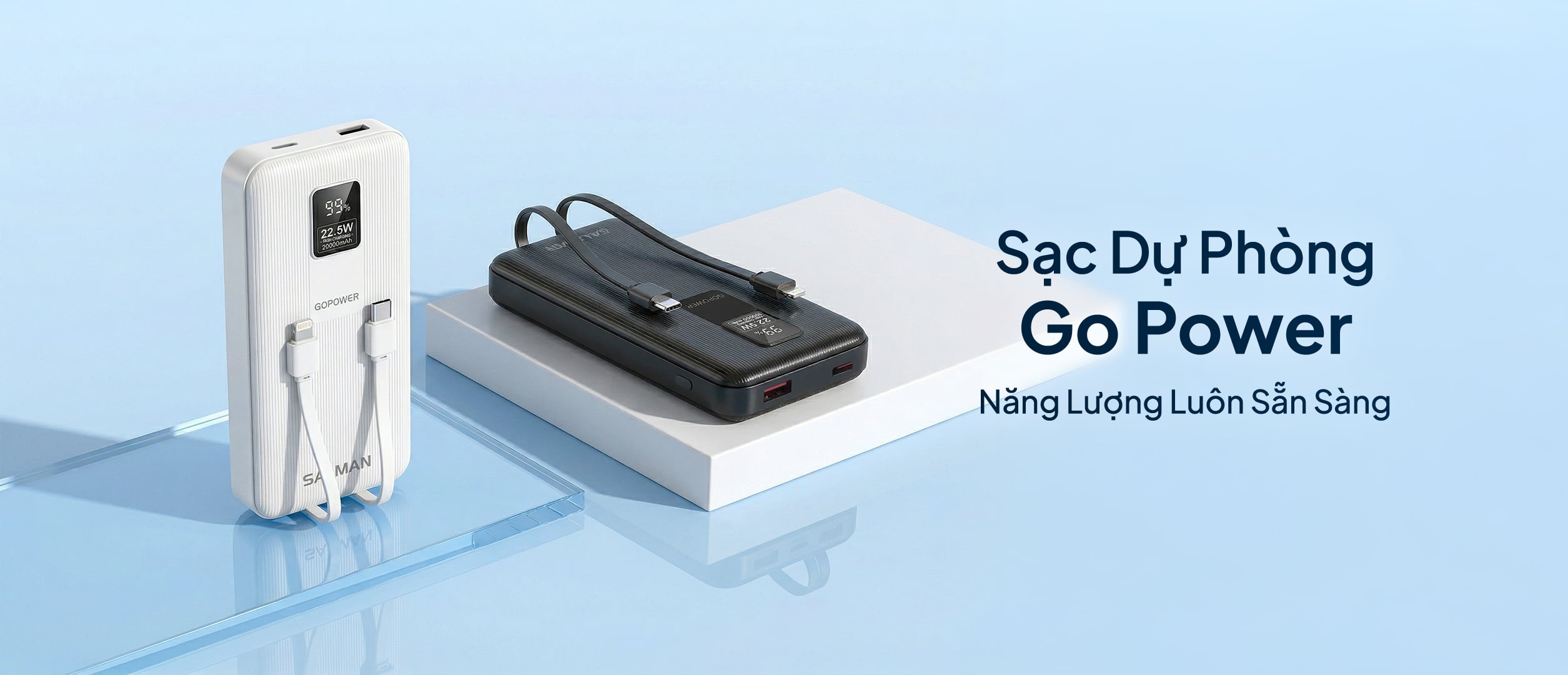 Sạc Dự Phòng Salaman GoPower 10000mAh/20000mAh