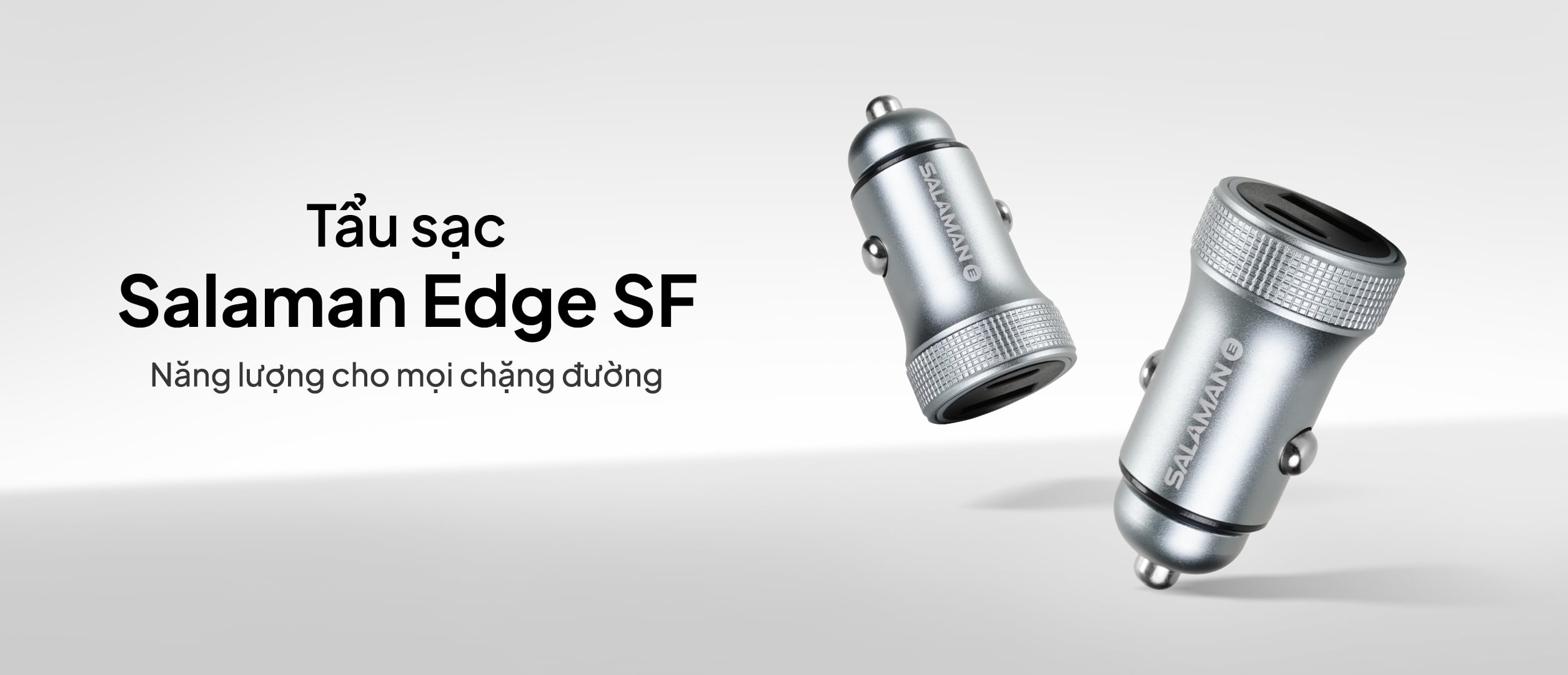Tẩu Sạc Nhanh Ô Tô Salaman Edge SF 55W