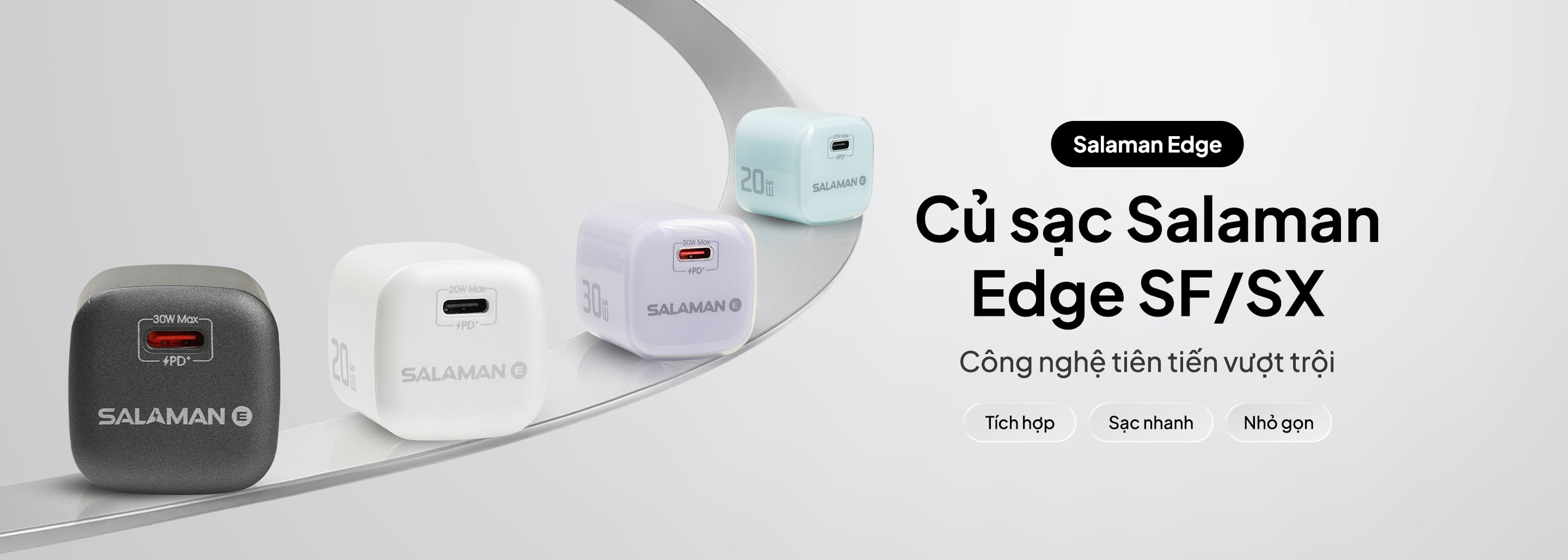 Củ sạc nhanh Salaman Edge SF/SX 20W/30W