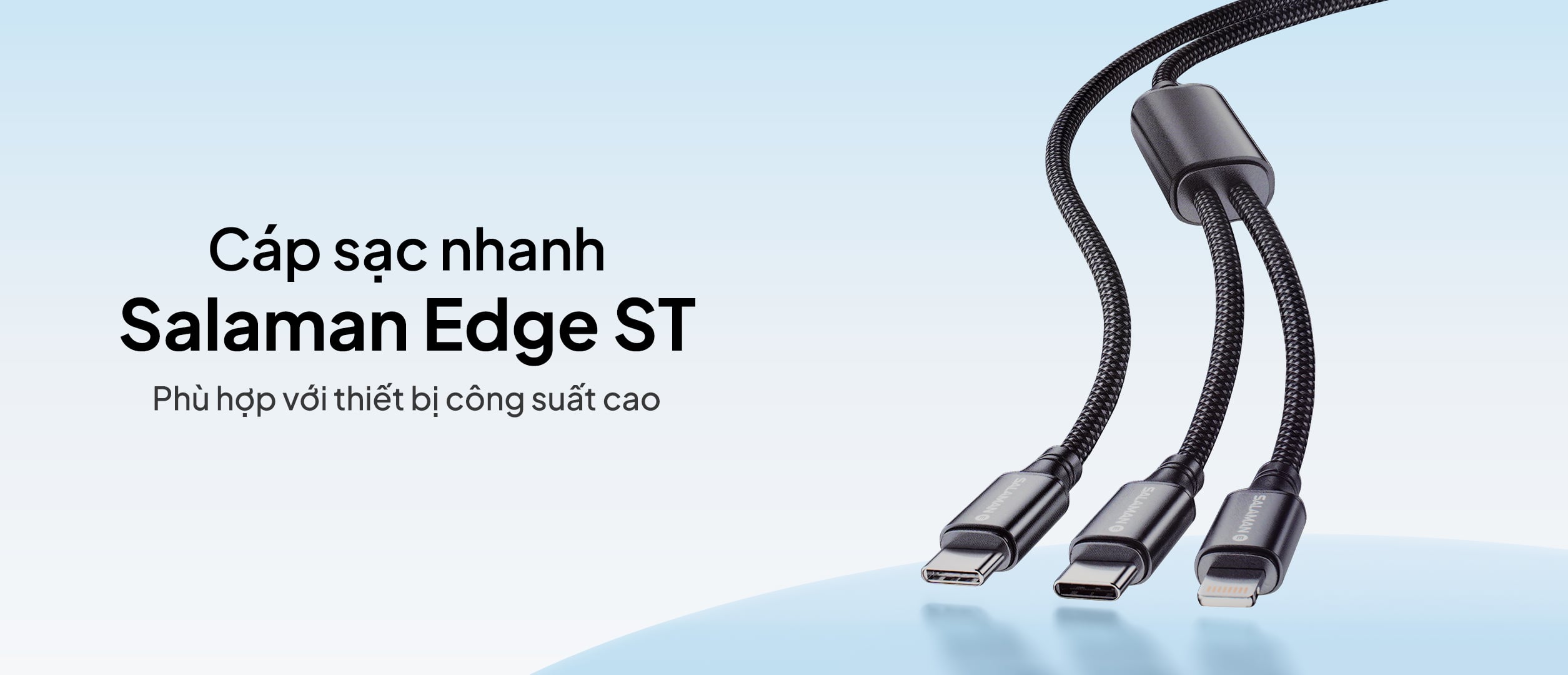 Cáp Sạc Nhanh Salaman Edge ST 100W
